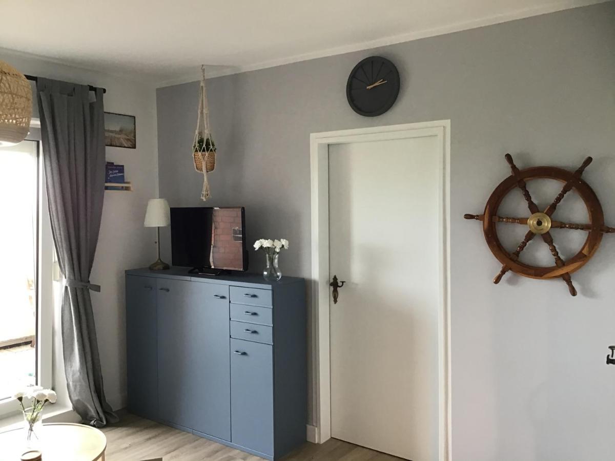 Liebevoll Eingerichtete Ferienwohnung Luettje Koje Dornum Eksteriør billede